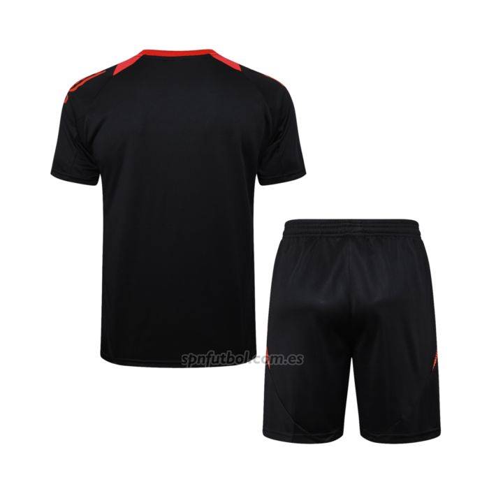 Chandal del SC Internacional Manga Corta 2024-2025 Negro - Pantalon Corto